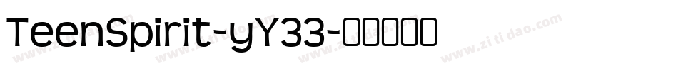TeenSpirit-yY33字体转换