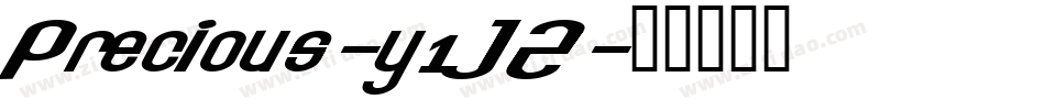 Precious-y1JZ字体转换