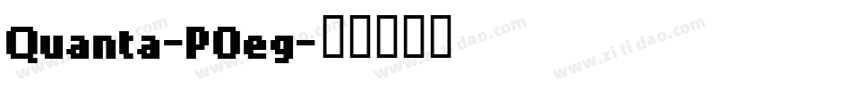 Quanta-POeg字体转换