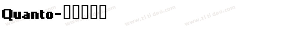 Quanto字体转换