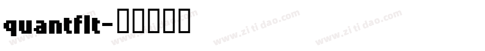 quantflt字体转换