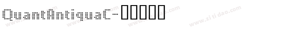 QuantAntiquaC字体转换