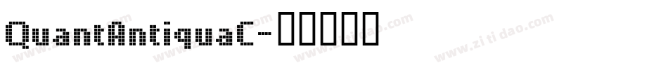 QuantAntiquaC字体转换