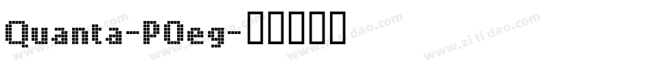 Quanta-POeg字体转换