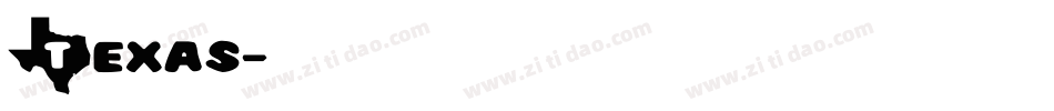 Texas字体转换