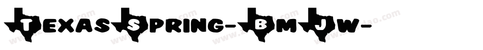 TexasSpring-BmJw字体转换