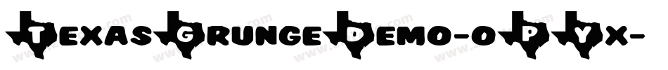 TexasGrungeDemo-oPYx字体转换