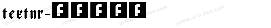 textur字体转换