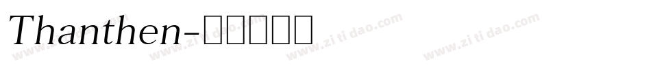 Thanthen字体转换