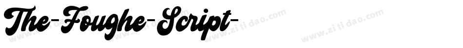 The-Foughe-Script字体转换