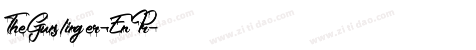 TheGunslinger-EnPr字体转换