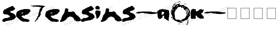 Se7enSins-a0K字体转换