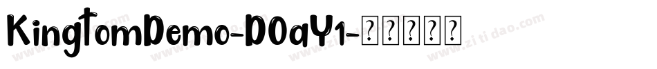 KingtomDemo-DOaY1字体转换