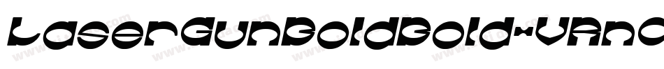 LaserGunBoldBold-VRn0字体转换