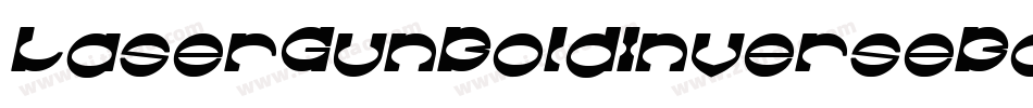 LaserGunBoldInverseBold-JDKE字体转换