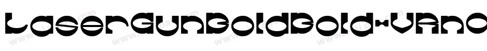 LaserGunBoldBold-VRn0字体转换