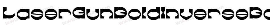 LaserGunBoldInverseBold-JDKE字体转换