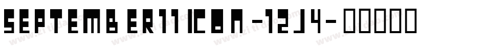 September11Icon-12J4字体转换