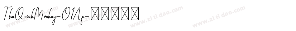 TheQuickMonkey-OJAp字体转换