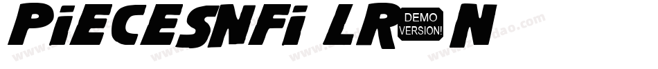 PiecesNfi-LrOn字体转换