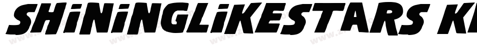 ShiningLikeStars-KpDA字体转换