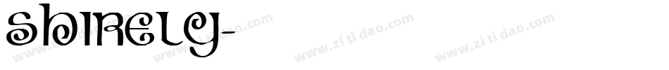 Shirely字体转换
