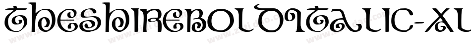 TheShireBoldItalic-XlBo字体转换 TheShireBoldItalic-XlBo字体转换