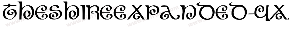 TheShireExpanded-4xX9字体转换 TheShireExpanded-4xX9字体转换