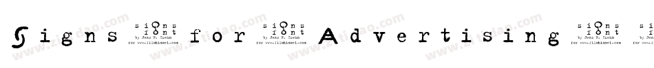 Signs-for-Advertising字体转换