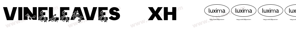 VineLeaves2XH字体转换