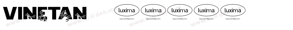 Vinetan字体转换
