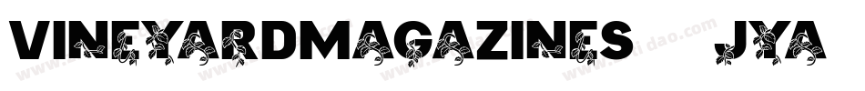 VineyardMagazines-Jya7字体转换