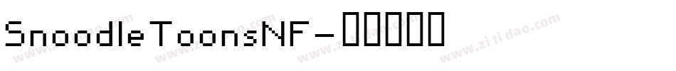 SnoodleToonsNF字体转换