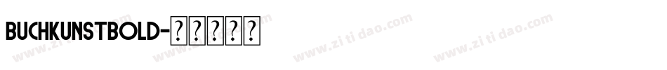 BuchkunstBold字体转换