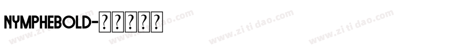 NympheBold字体转换