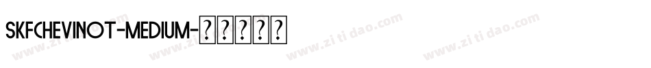SKFChevinOT-Medium字体转换
