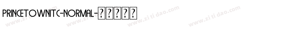 PrincetownITC-Normal字体转换