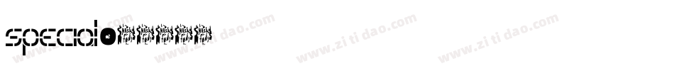 special字体转换