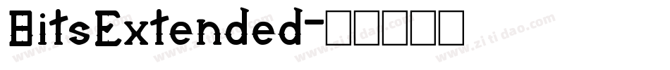 BitsExtended字体转换