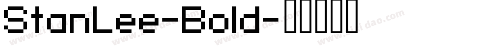 StanLee-Bold字体转换
