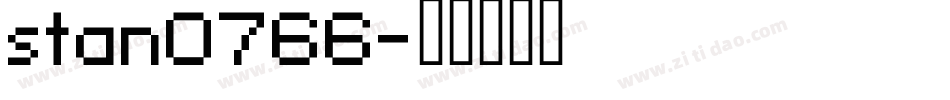 stan0766字体转换