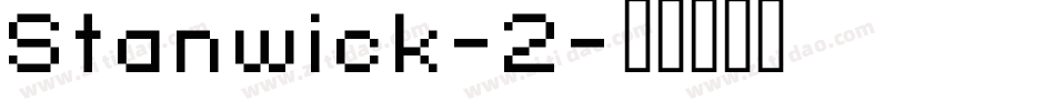 Stanwick-2字体转换