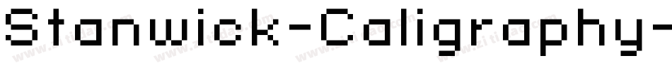 Stanwick-Caligraphy-2字体转换