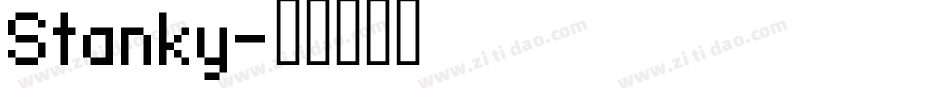 Stanky字体转换