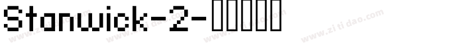 Stanwick-2字体转换