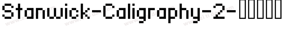 Stanwick-Caligraphy-2字体转换