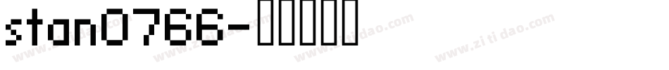 stan0766字体转换