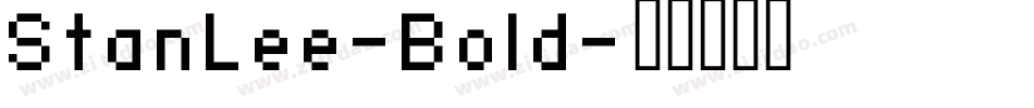 StanLee-Bold字体转换
