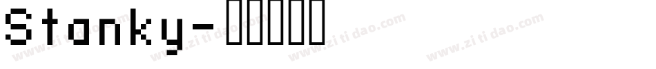 Stanky字体转换