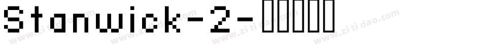 Stanwick-2字体转换